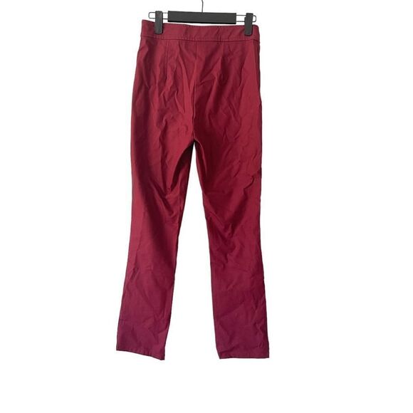 Theory “Bimsa Approach” Women’s Slacks in Deep Raspberry Size 0 - Picture 2 of 5